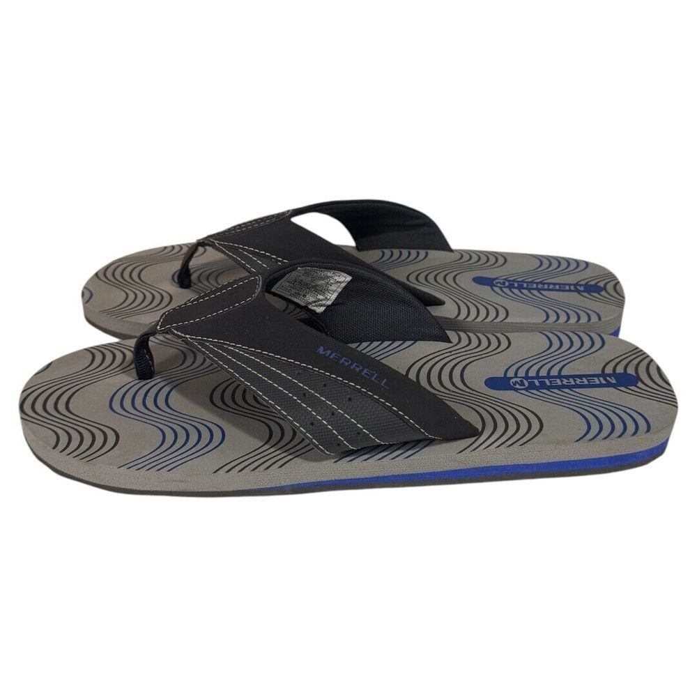 Merrell Breakwater Men's Sandals Size US 11 Thong Slide‎ Flip Flops Blue